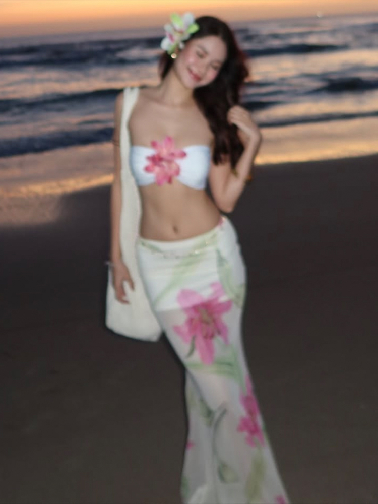 Nibber Pretty Women Two-Piece  - Romper Floral Print 评论和价格