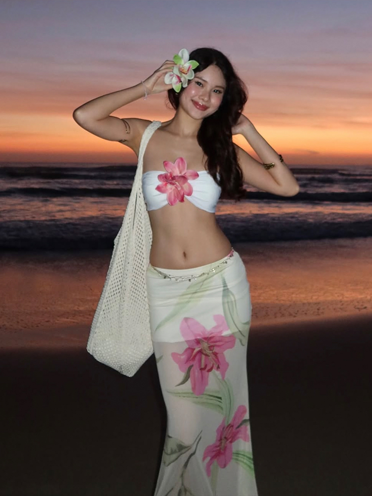 Nibber Pretty Women Two-Piece  - Romper Floral Print 评论和价格